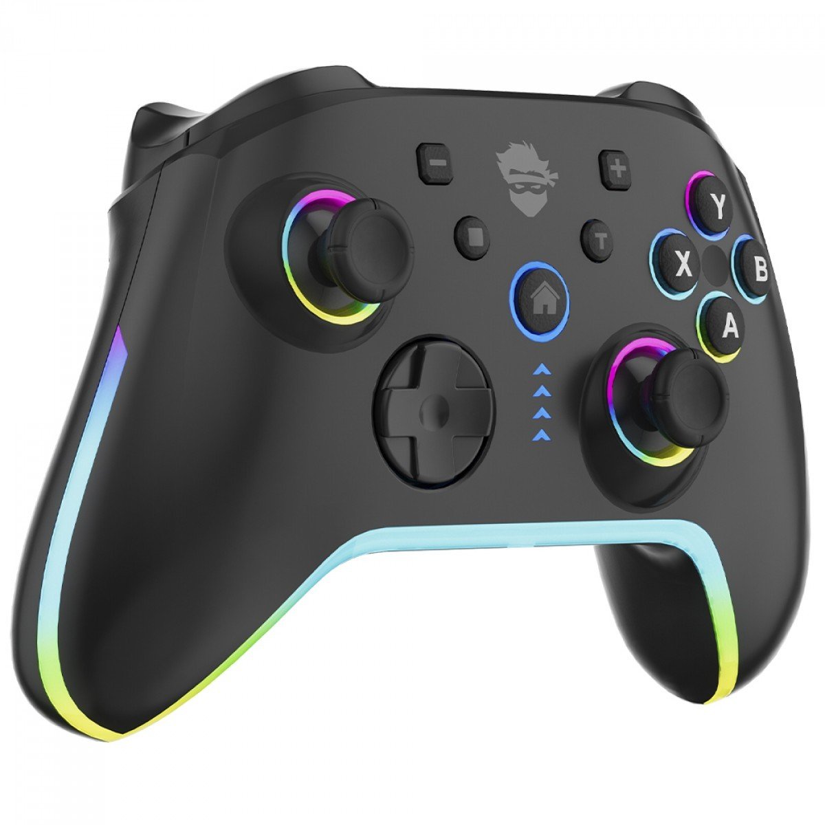 Controle Gamer Ninja Sword V2, RGB, Bluetooth, PC, Android, iOS, Switch, Preto, GN-CT-SWBYNWV2