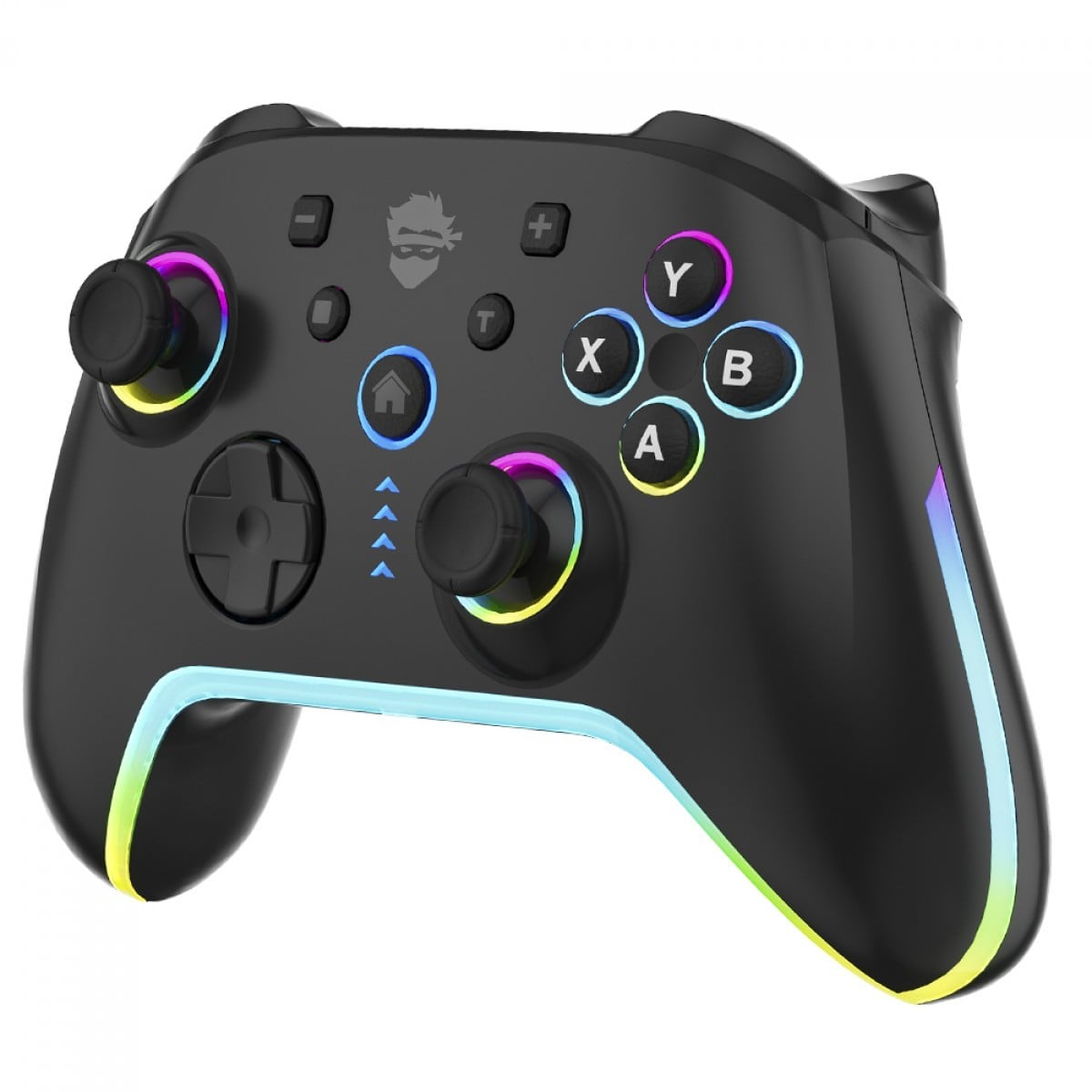 Controle Gamer Ninja Sword V2, RGB, Bluetooth, PC, Android, iOS, Switch, Preto, GN-CT-SWBYNWV2
