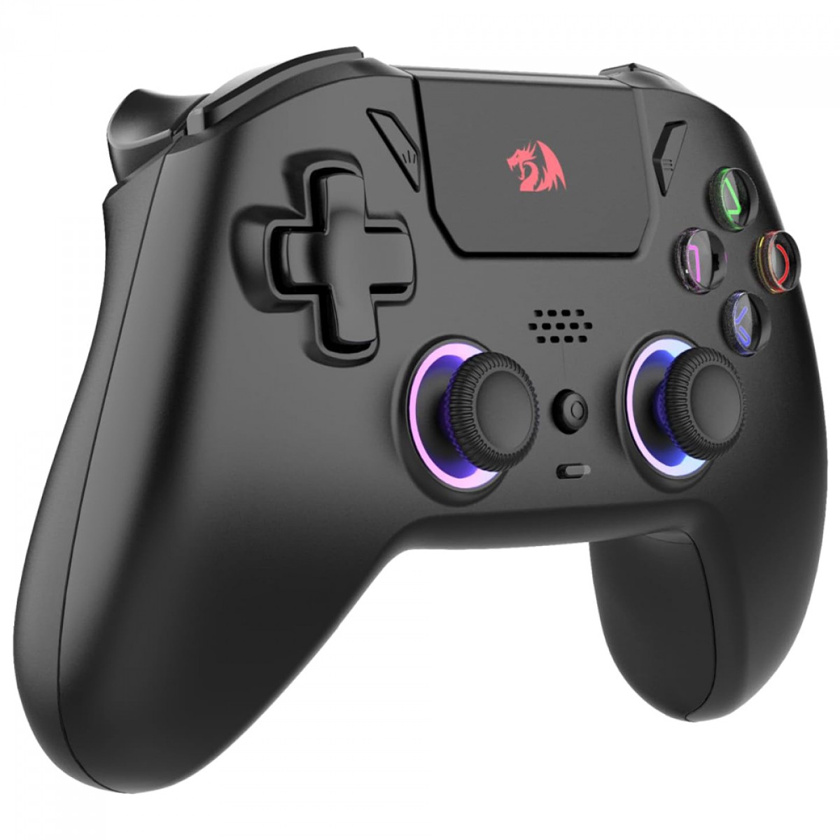 Controle Gamer Redragon Darkflame, Bluetooth, Hall Effect, LED, Preto, G820