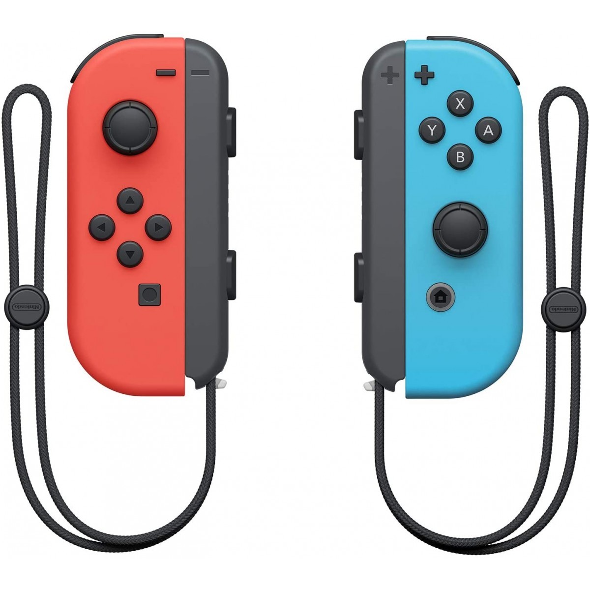 Controle Nintendo Joy-Con, Sem Fio, Nintendo Switch, Red Neon/Blue Neon, HAC A JAEA2 BRA