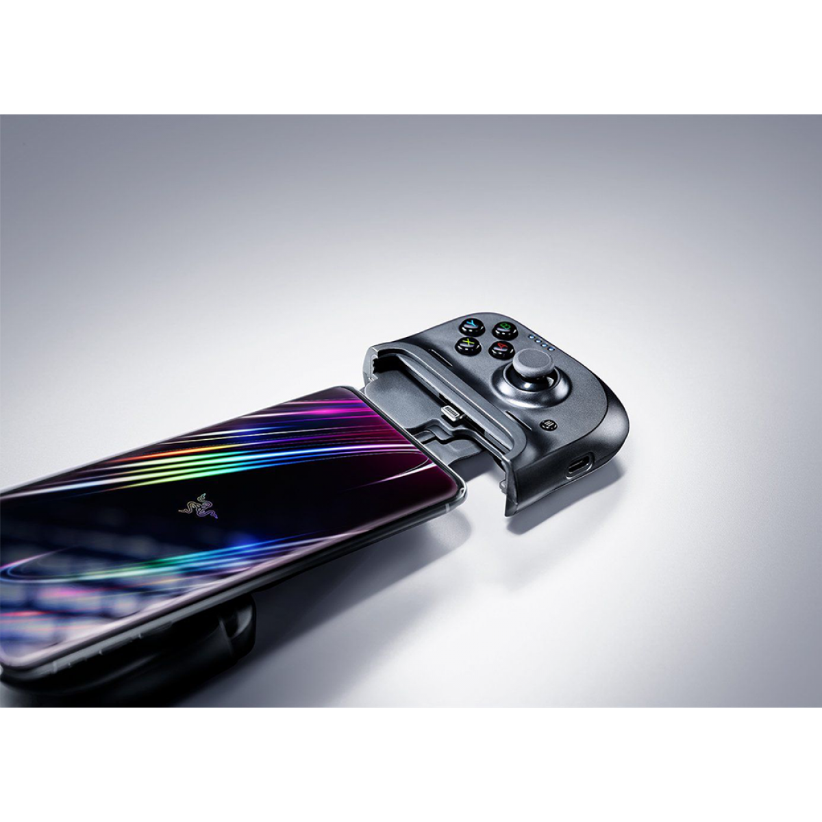 Controle Razer Kishi, Mobile, Para Iphone, IOS, Black, RZ06-03360200-R3U1