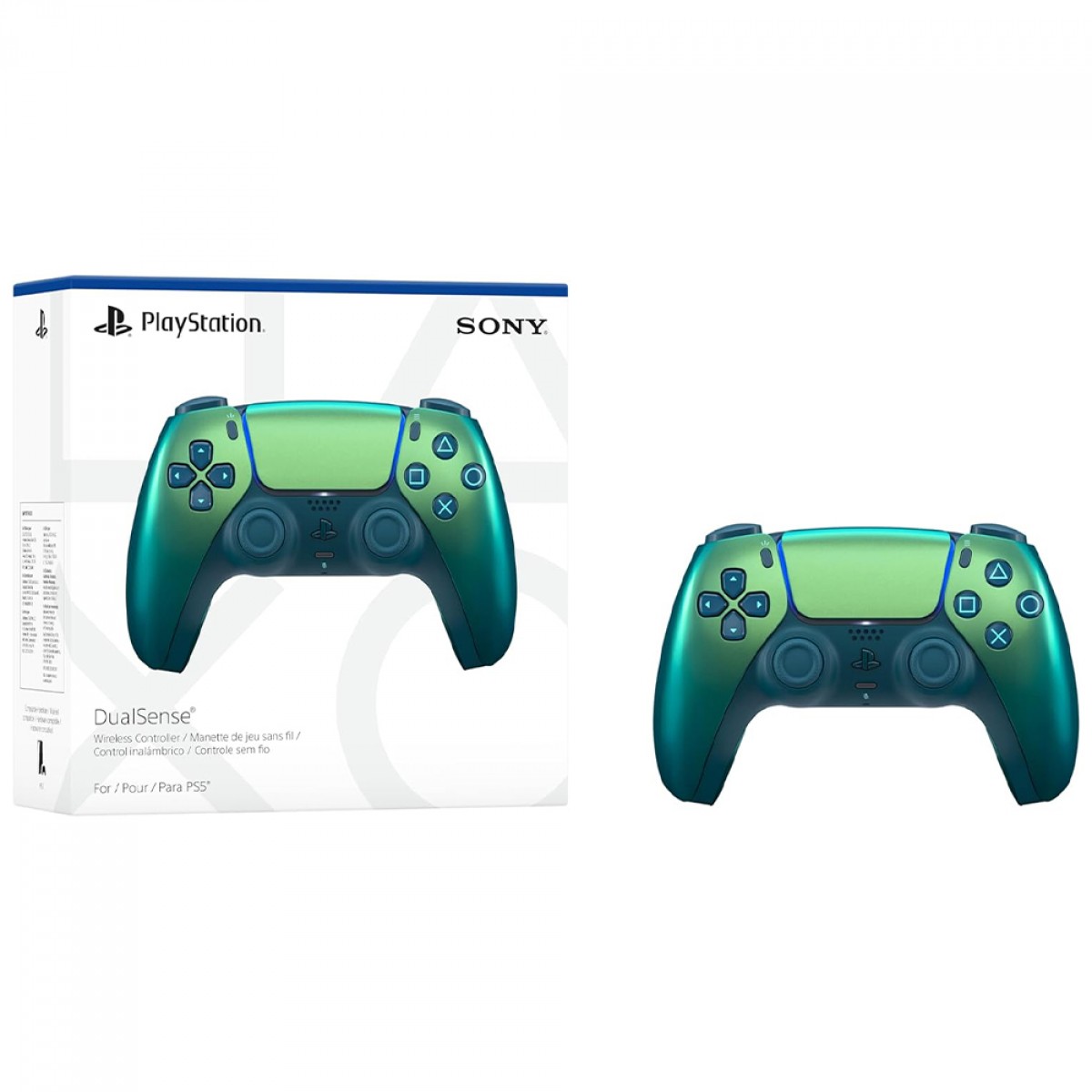 Controle Sony DualSense PS5, Sem Fio, Chroma Teal
