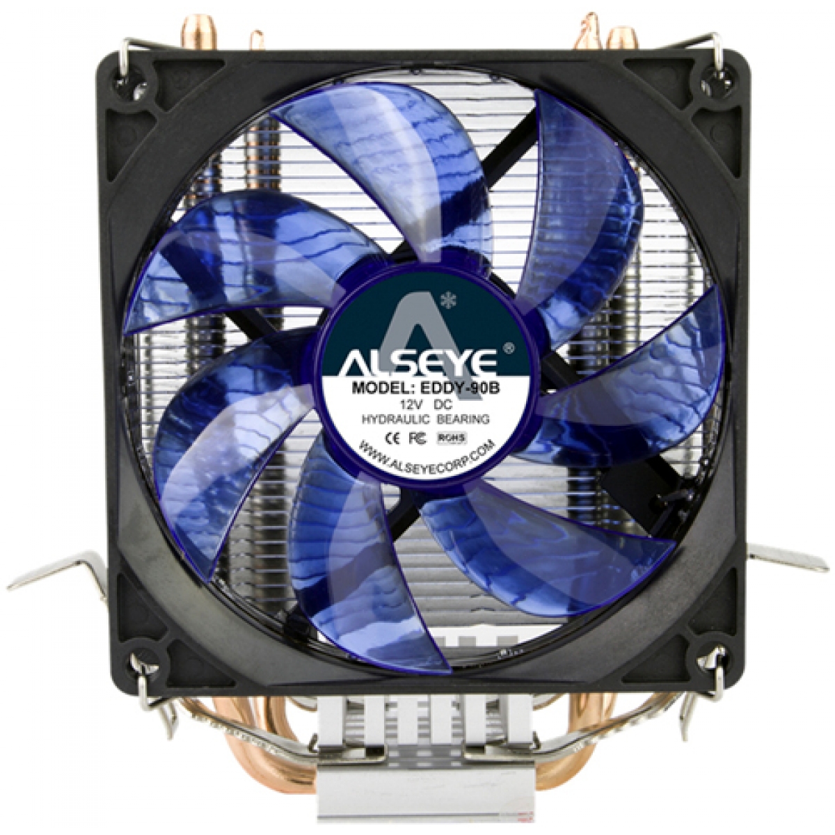 Cooler Alseye EDDY 90B Plus LED Azul ASE90BP Intel/AMD
