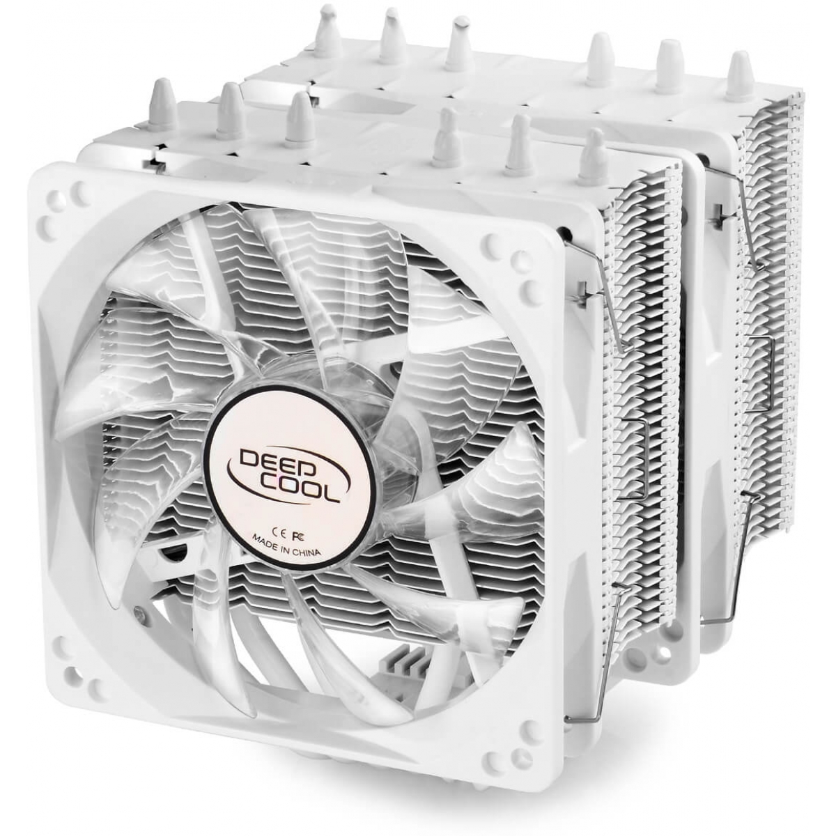 Cooler para Processador DeepCool Neptwin, White 120mm, Intel-AMD, DP-MCH6-NT-WHAM4