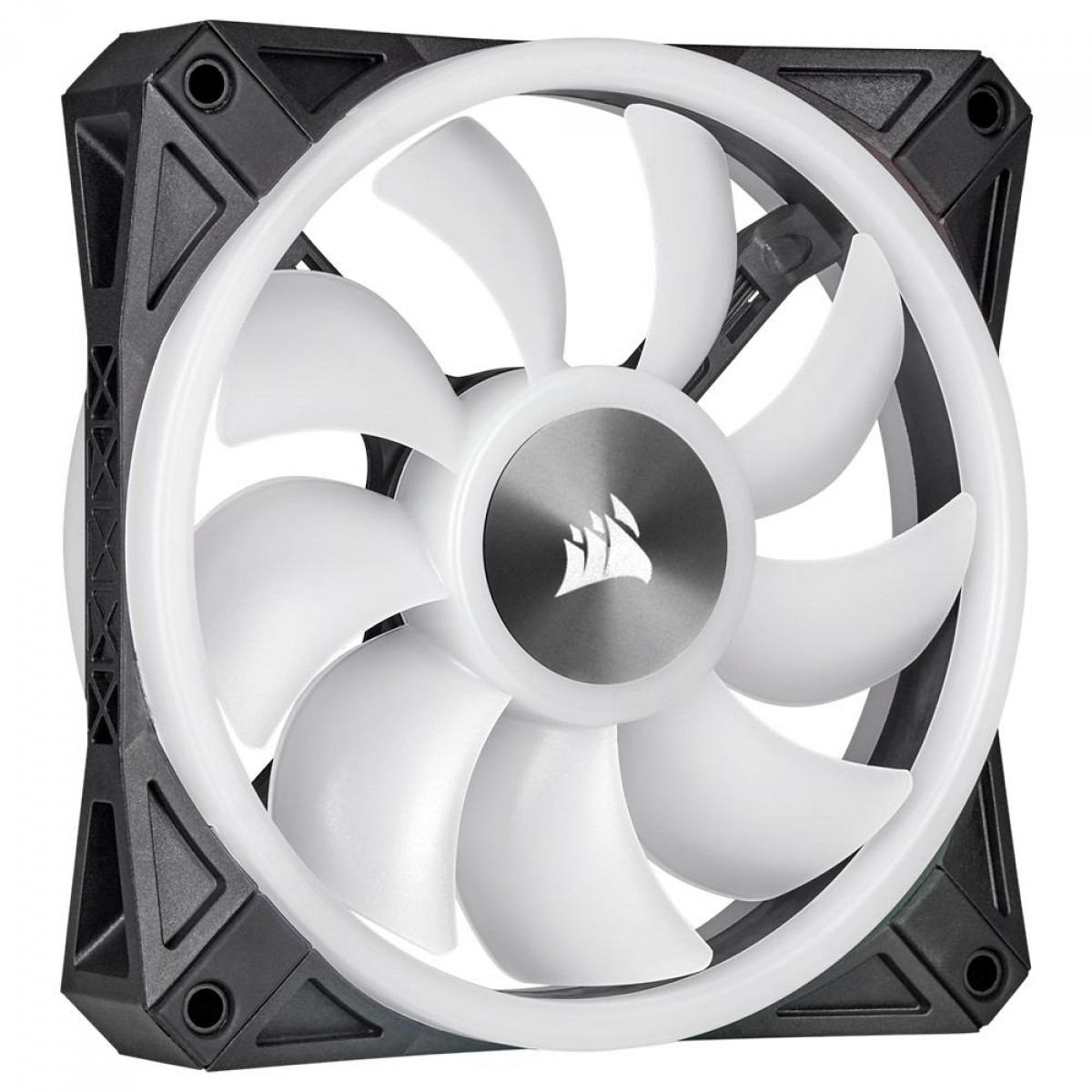 Kit com 3 Coolers FAN Corsair iCUE QL120 RGB, 120mm, CO-9050098-WW