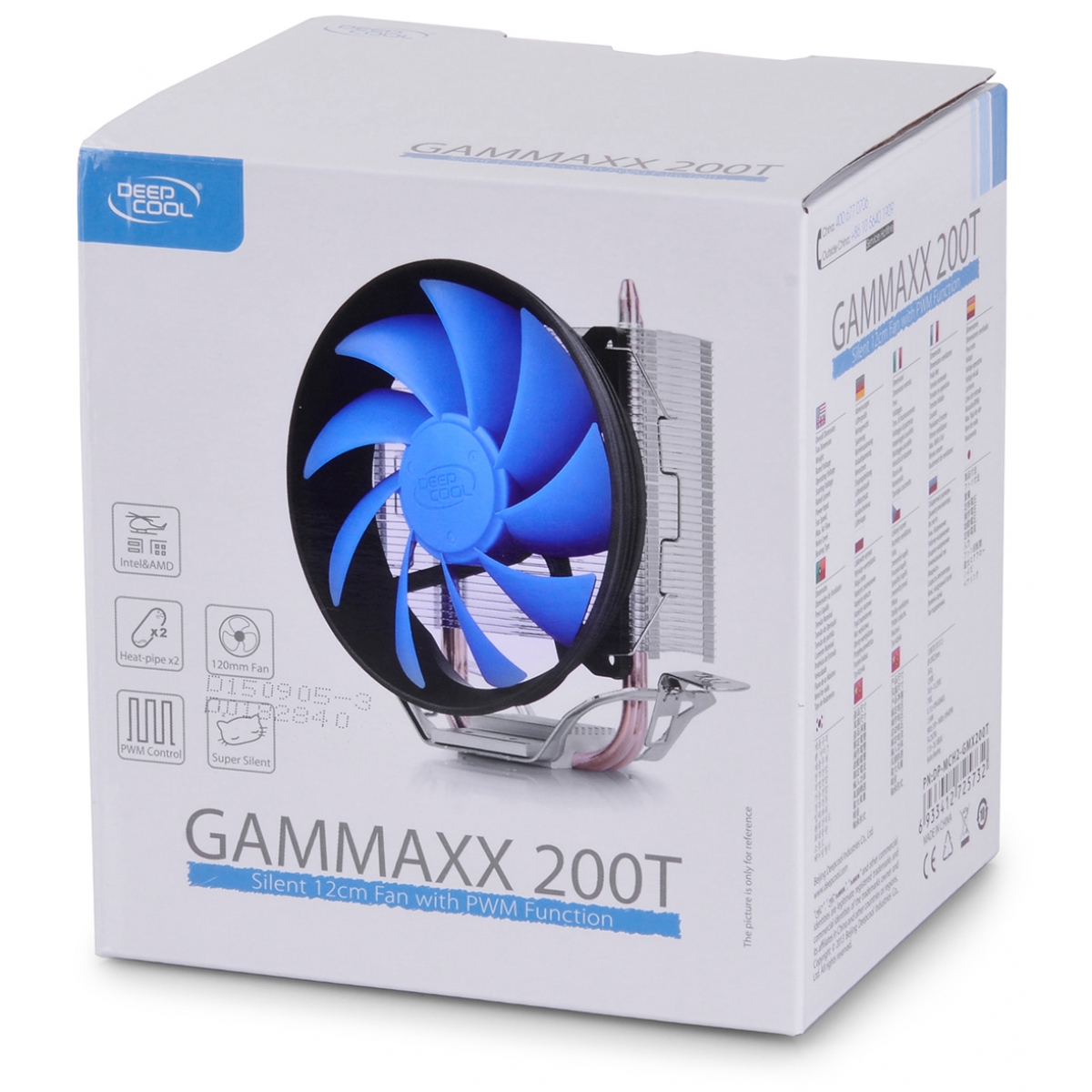 Cooler para Processador DeepCool Gammaxx 200T, 120mm Intel-AMD, DP-MCH2-GMX200T