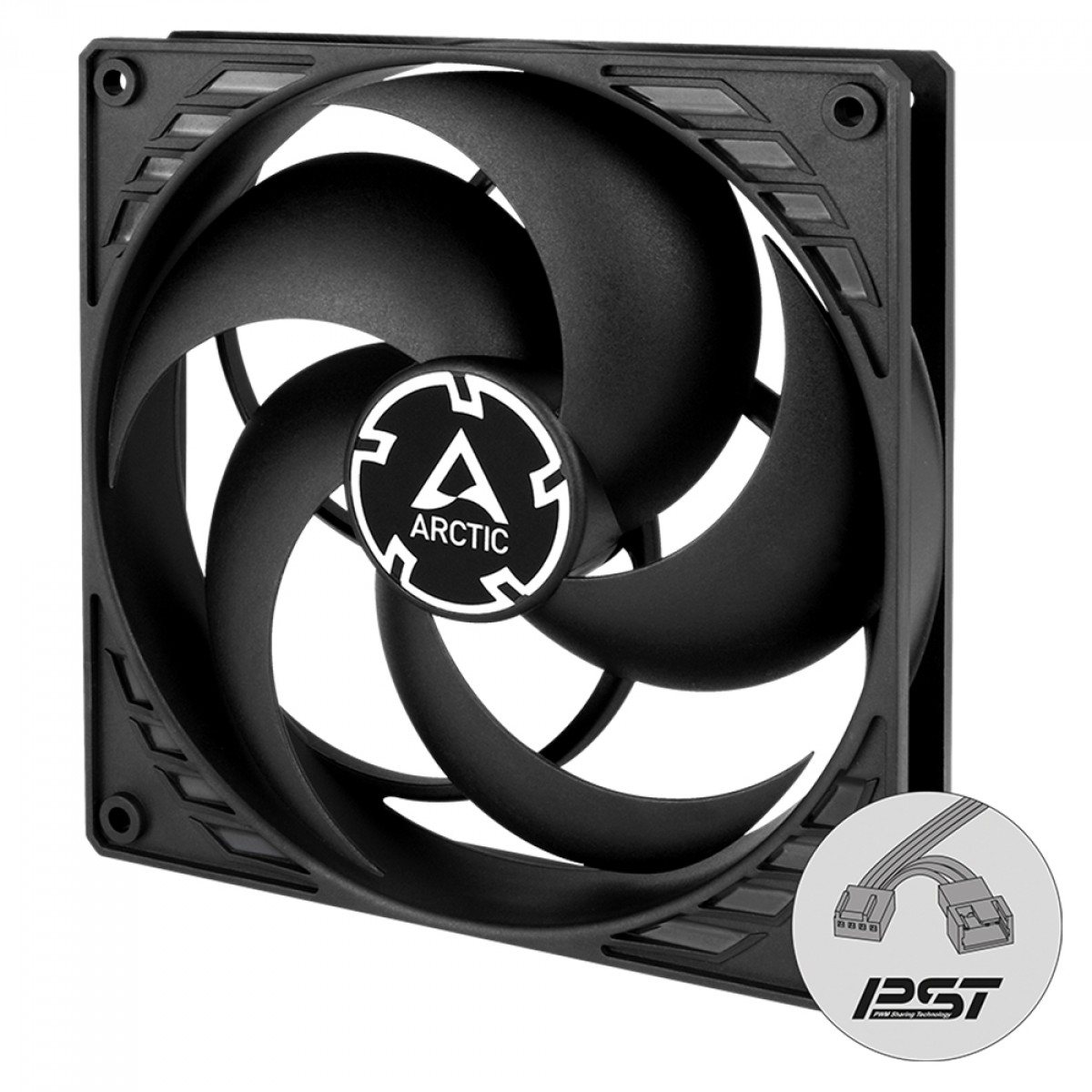 Cooler Para Gabinete Arctic P14 PWM PST, 140mm, Preto, ACFAN00125A