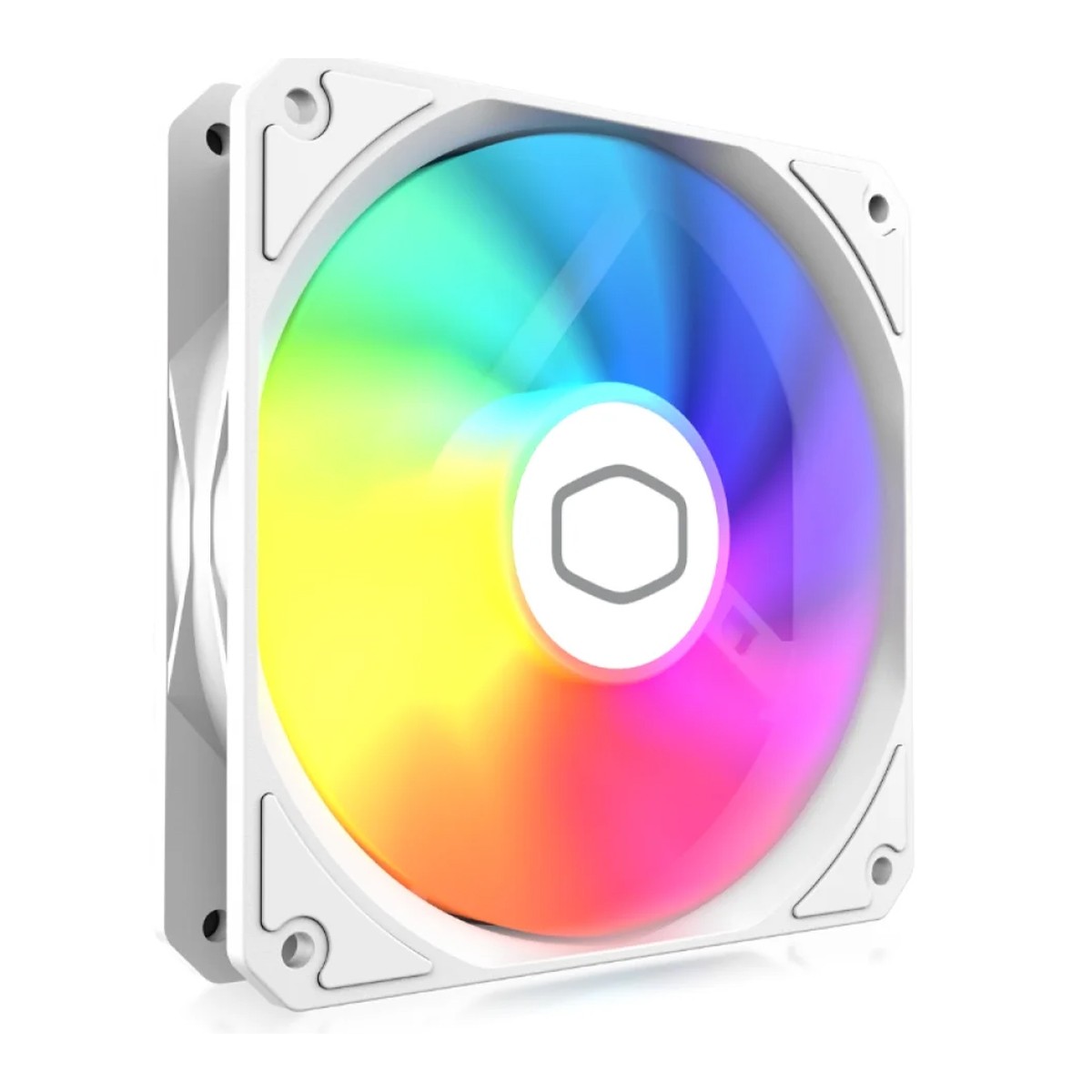 Cooler Para Gabinete Cooler Master MasterFan MF120 Lite, 120mm, ARGB, Branco, MFW-B2DW-17NPA-R1