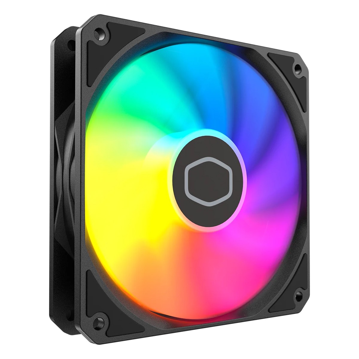 Cooler Para Gabinete Cooler Master MasterFan MF120 Lite, 120mm, ARGB, Preto, MFW-B2DN-17NPA-R1