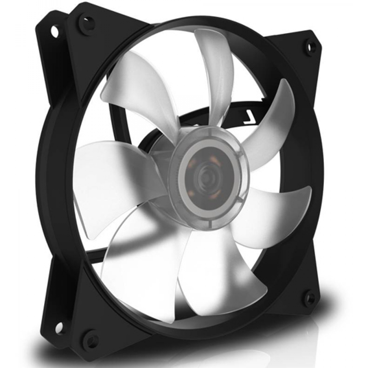 Cooler Para Gabinete Cooler Master Masterfan MF120L, LED Red 120mm, R4-C1DS-12FR-R1