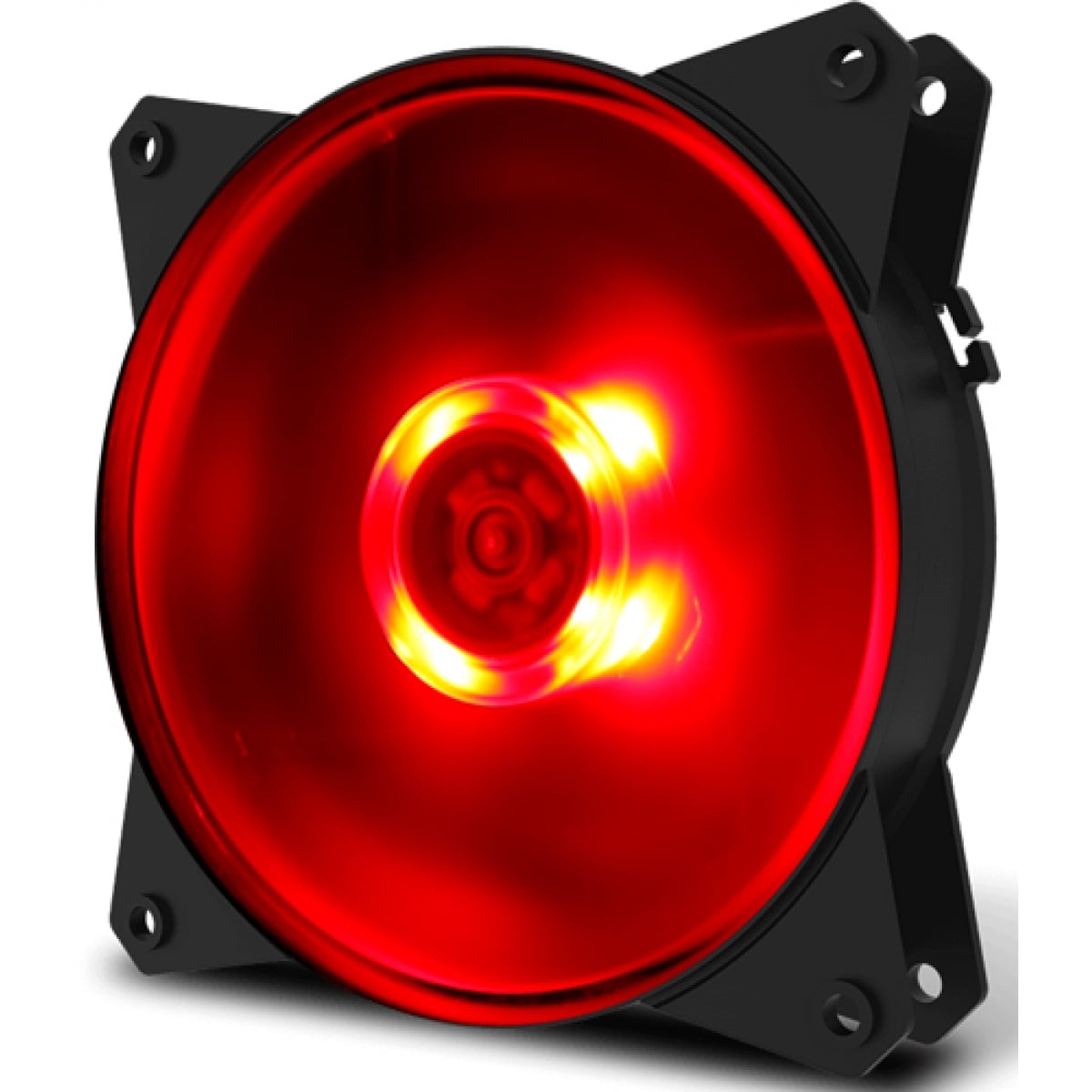 Cooler Para Gabinete Cooler Master Masterfan MF120L, LED Red 120mm, R4-C1DS-12FR-R1
