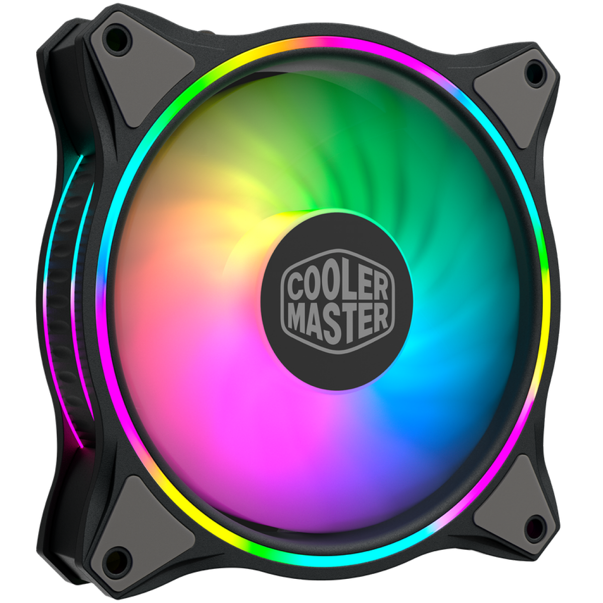 Cooler Para Gabinete Cooler Master MF120 Halo Edition, ARGB Loop Duplo, 120mm, MFL-B2DN-18NPA-R1