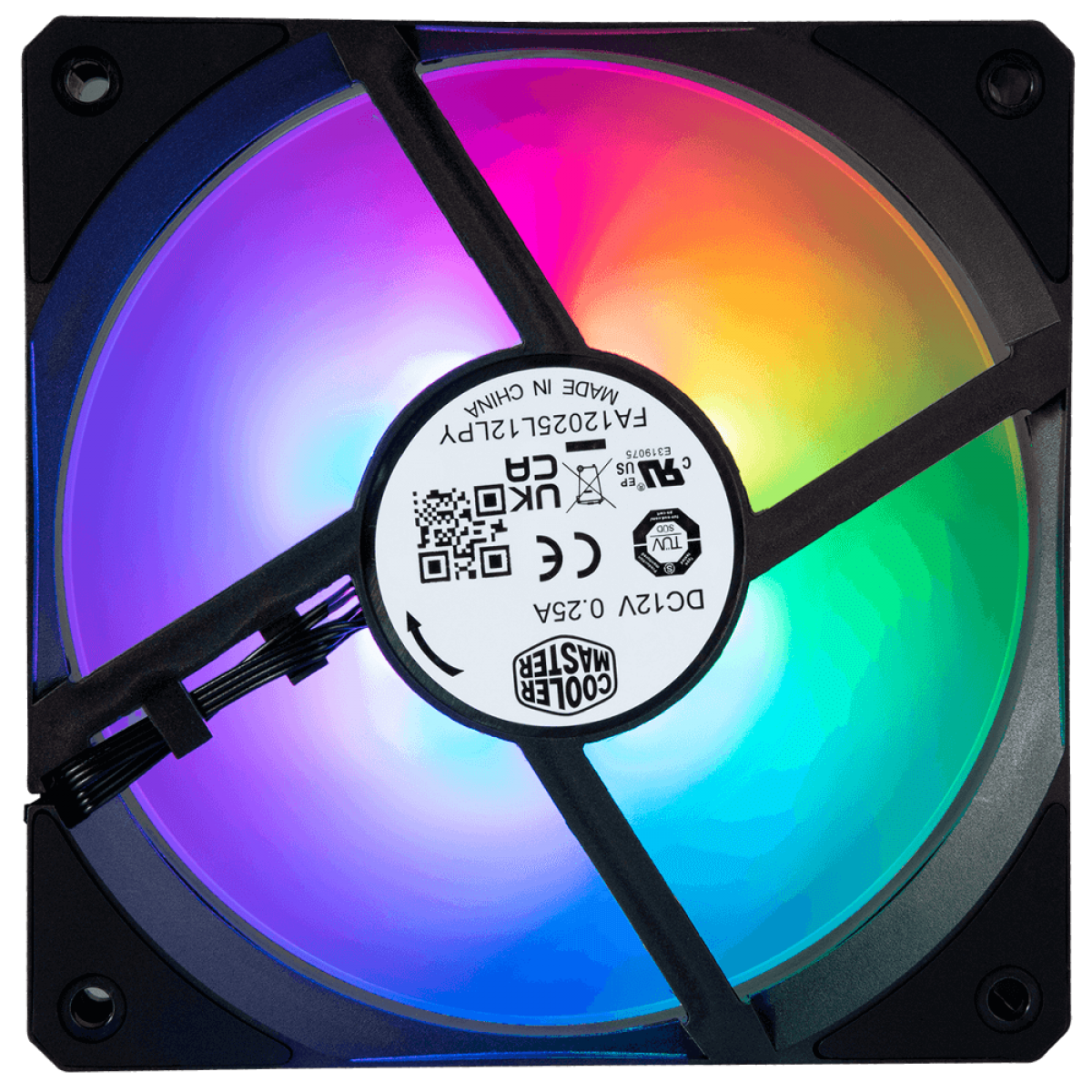 Cooler Para Gabinete Cooler Master Mobius 120P ARGB, 120mm, Black, MFZ-M2DN-24NP2-R1