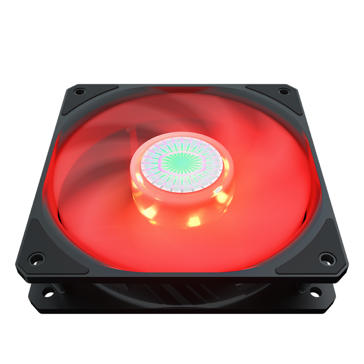 Cooler para Gabinete, Cooler Master, SickleFlow MasterFan MF120 Halo, Red, 120mm, 1800RPM, MFX-B2DN-18NPR-R1