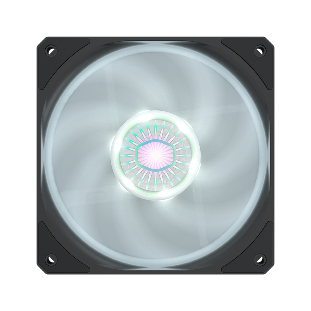 Cooler para Gabinete, Cooler Master, SickleFlow MasterFan MF120 Halo, White, 120mm, 1800RPM, MFX-B2DN-18NPW-R1