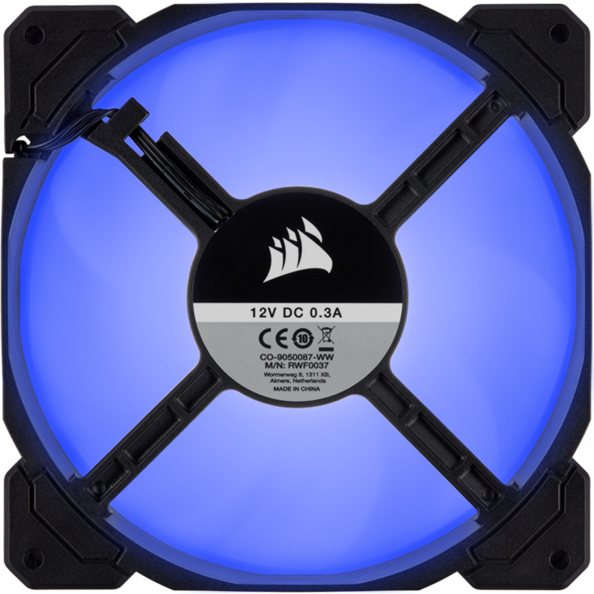 Cooler para Gabinete Corsair AF120, LED Blue 120mm, CO-9050081-WW