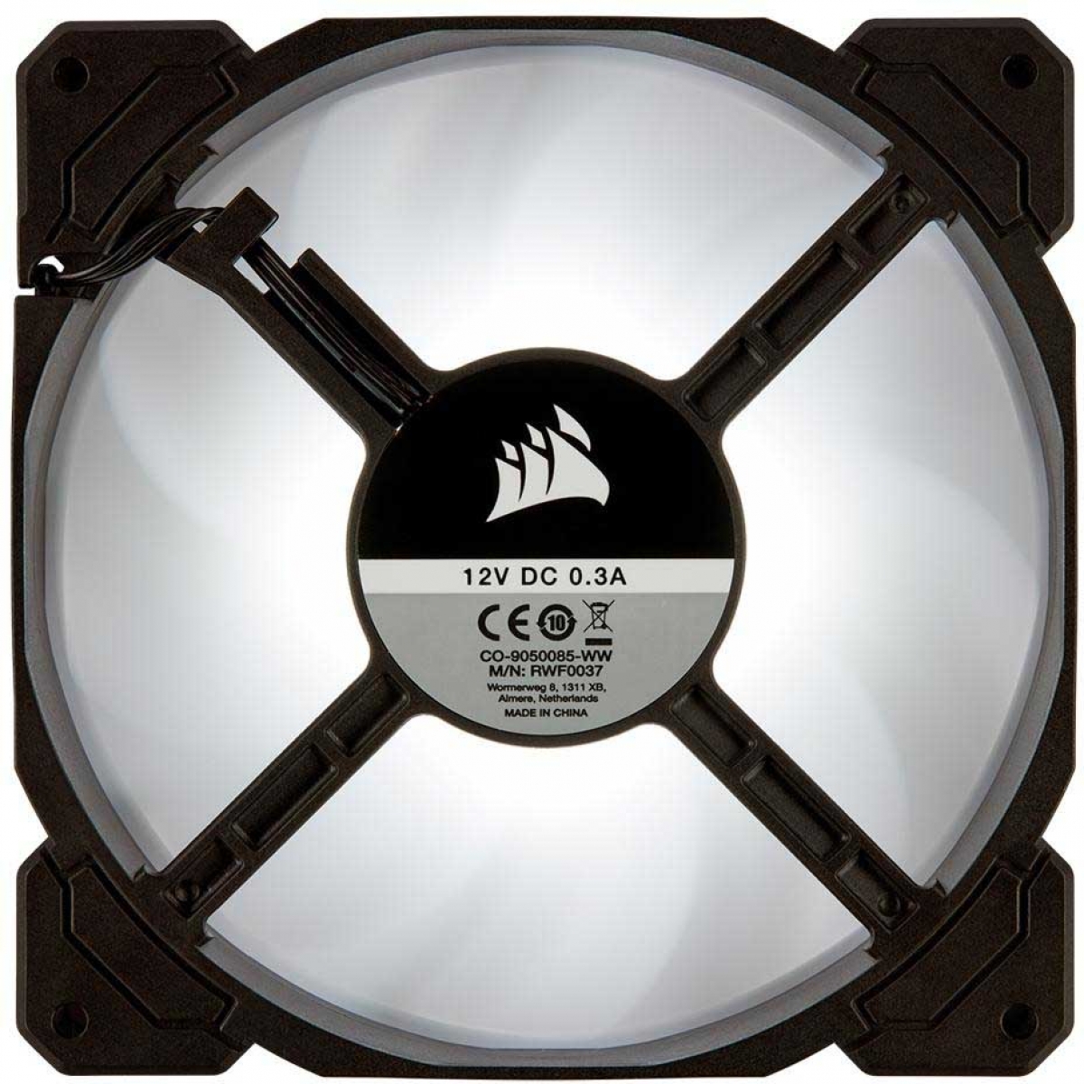 Cooler para Gabinete Corsair AF140, LED White 140mm, CO-9050085-WW 