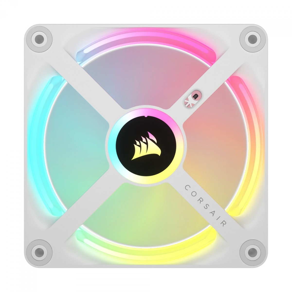 Cooler Para Gabinete Corsair QX140 RGB, iCUE Link, 140mm, Branco, CO-9051007-WW