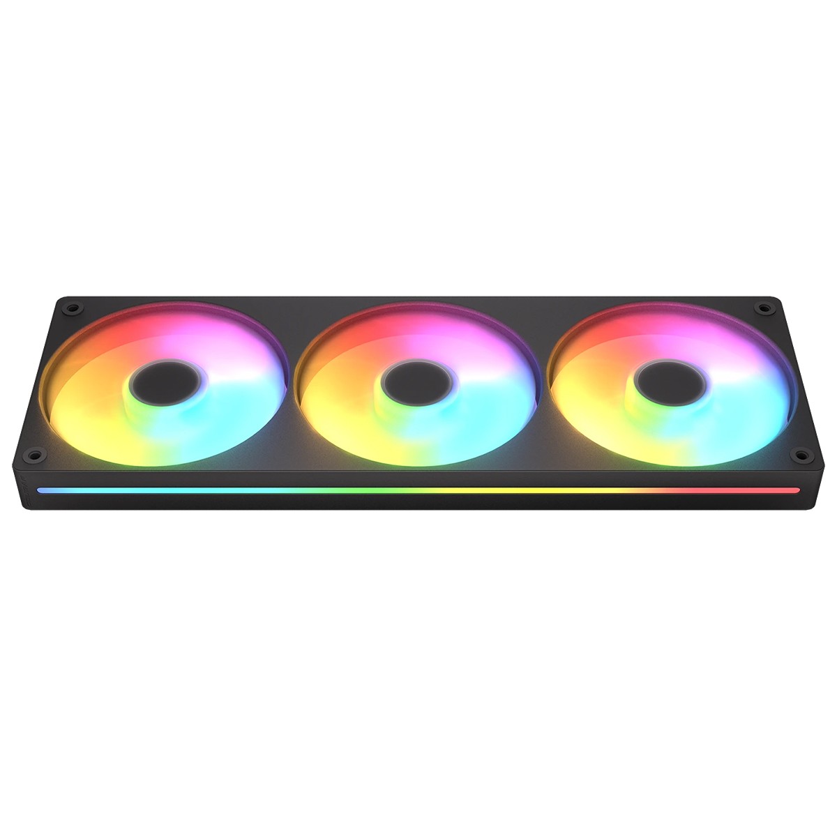 Cooler para Gabinete Cougar Unity 360-RB ARGB, 360mm, Reverse Blade, PWM, Preto, 3MUN36RA1.0001