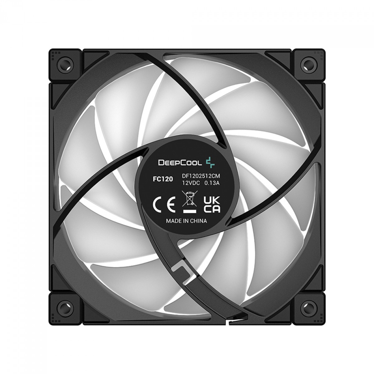 Cooler Para Gabinete DeepCool FC120, RGB, 120mm, Black, R-FC120-BKAMN1-G-1