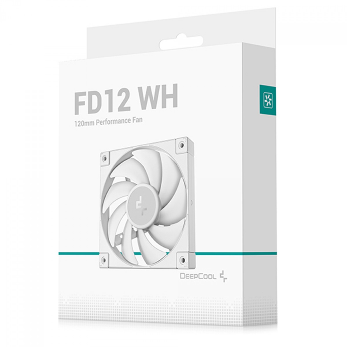 Cooler Para Gabinete DeepCool FD12 WH, 120mm, PWM, Branco, R-FD12-WHNPN1-G