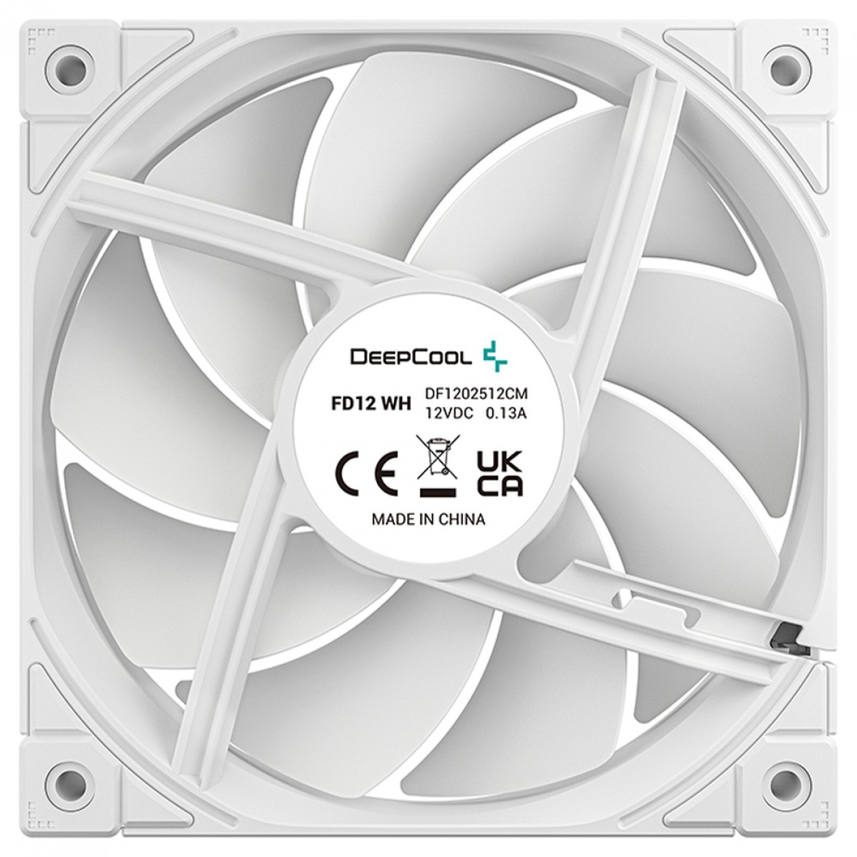 Cooler Para Gabinete DeepCool FD12 WH, 120mm, PWM, Branco, R-FD12-WHNPN1-G