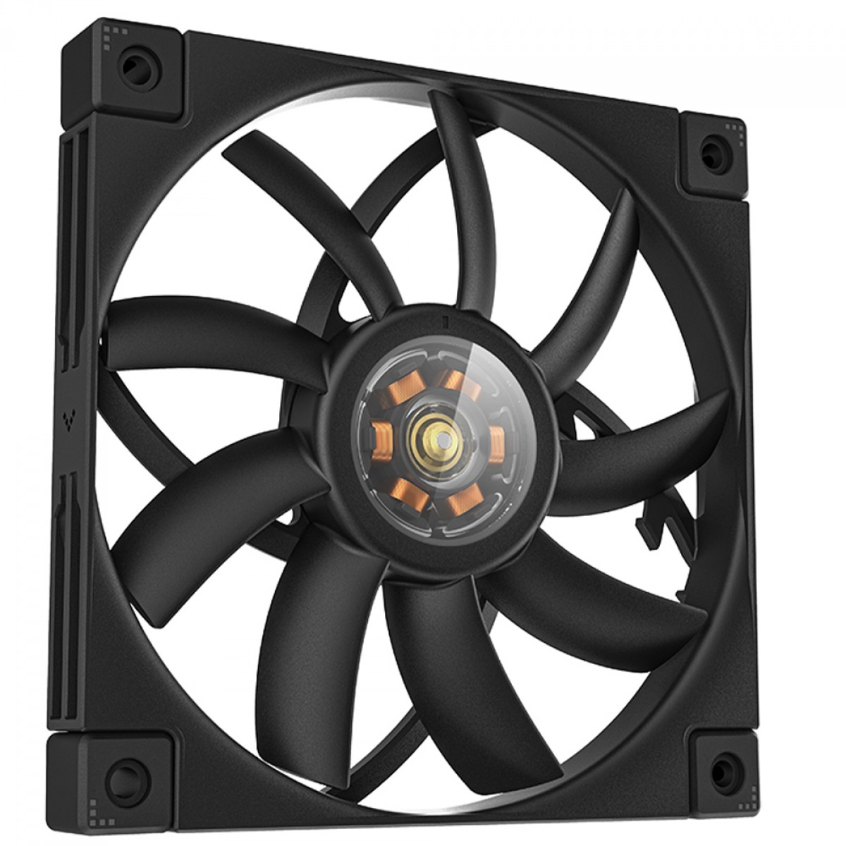 Cooler Para Gabinete DeepCool FT12 Slim, 120mm, PWM, Preto, R-FT12SLIM-BKWPN1-G