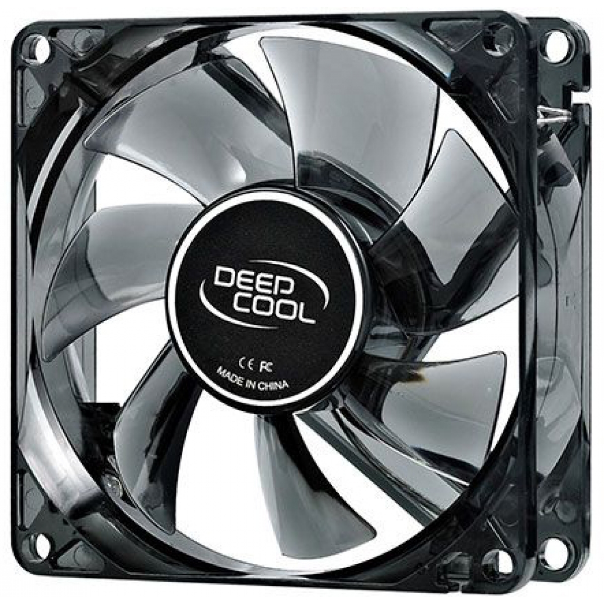 Cooler para Gabinete Deepcool Wind Blade 80, LED Vermelho 80mm, DP-FLED-WB80-RD