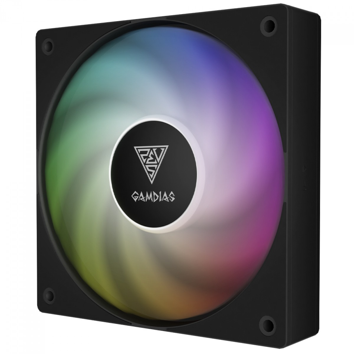 Cooler Para Gabinete Gamdias Notus M1-1201, 120mm, ARGB, PWM, Preto