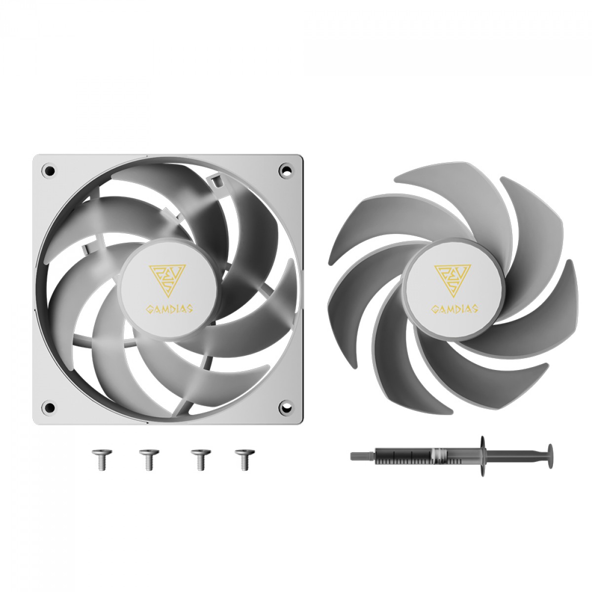 Cooler Para Gabinete Gamdias Notus M1-1201 WH, 120mm, ARGB, PWM, Branco, M1-1201 WH