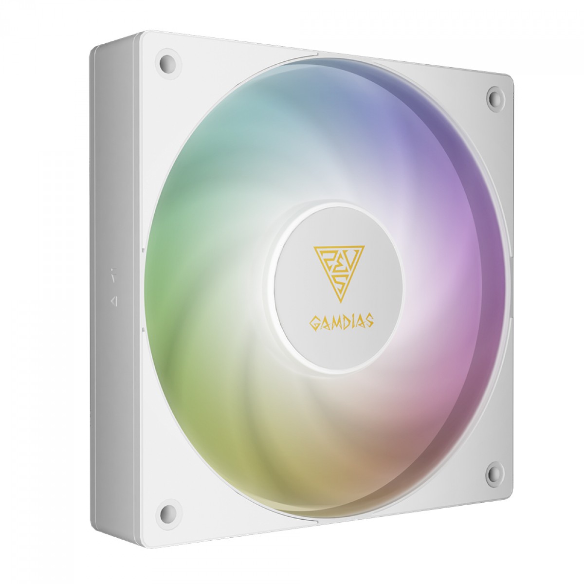 Cooler Para Gabinete Gamdias Notus M1-1201 WH, 120mm, ARGB, PWM, Branco, M1-1201 WH