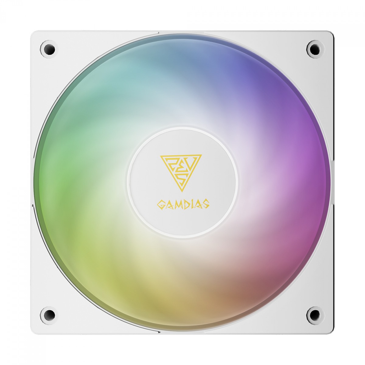 Cooler Para Gabinete Gamdias Notus M1-1201 WH, 120mm, ARGB, PWM, Branco, M1-1201 WH