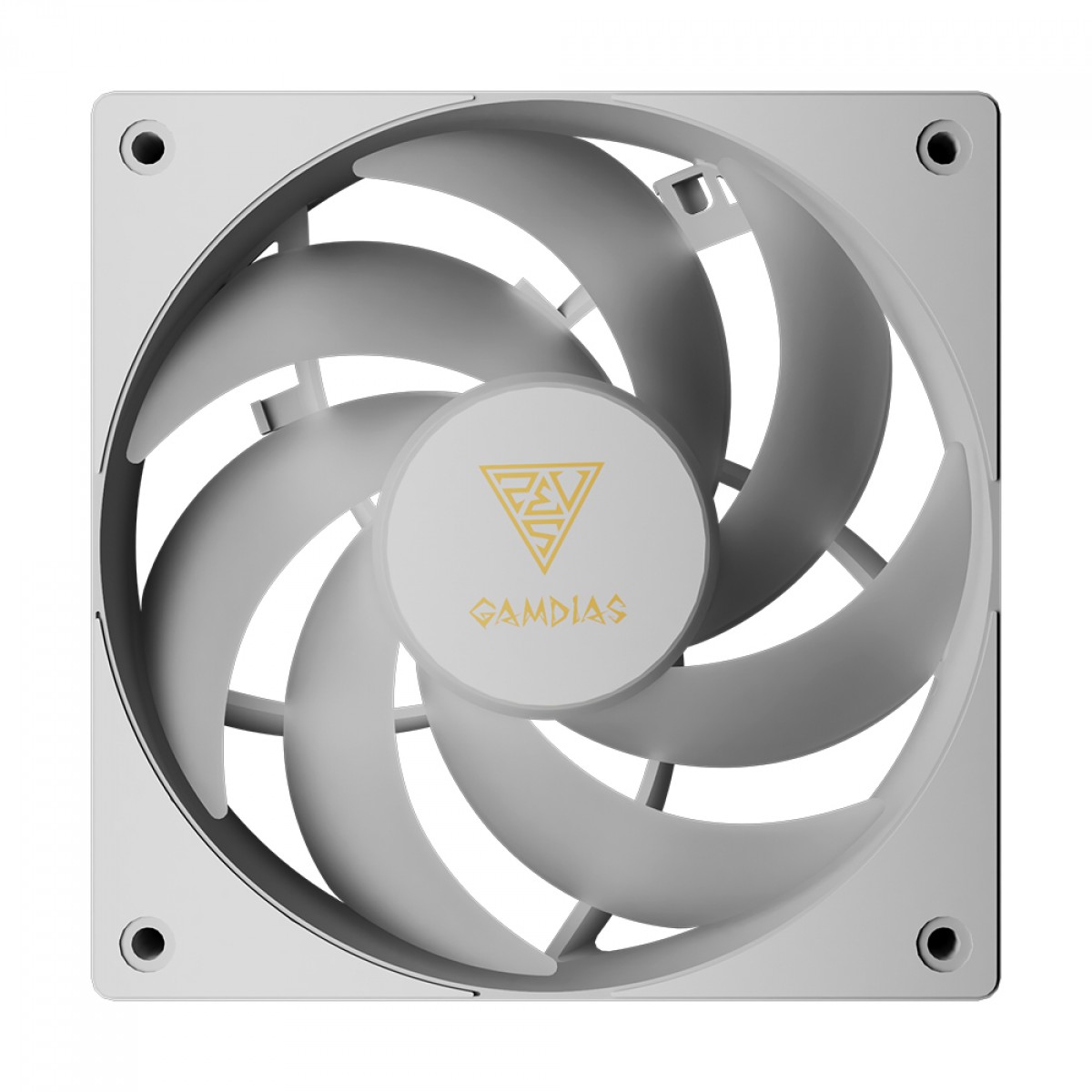 Cooler Para Gabinete Gamdias Notus M1-1201 WH, 120mm, ARGB, PWM, Branco, M1-1201 WH
