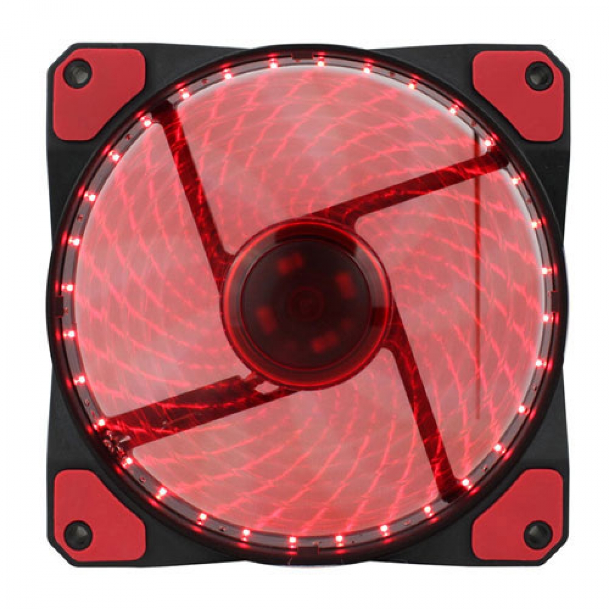 Cooler Para Gabinete Gamemax GF12R, LED Vermelho 120mm 