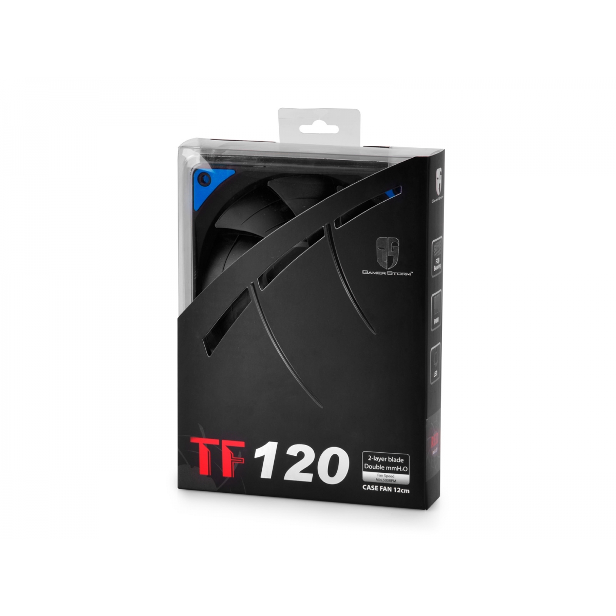 Cooler para Gabinete Gamer Storm Deepcool, LED Blue 120mm, DPGS-FTF-TF120BG