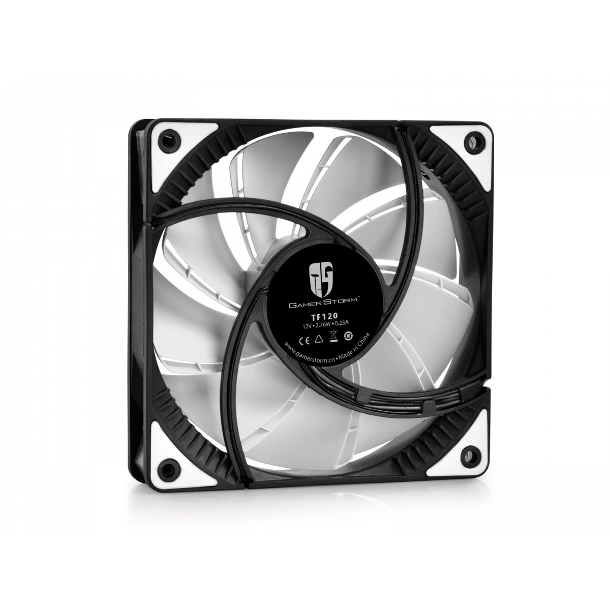 Cooler para Gabinete Gamer Storm Deepcool, LED White 120mm, DPGS-FTF-TF120WW