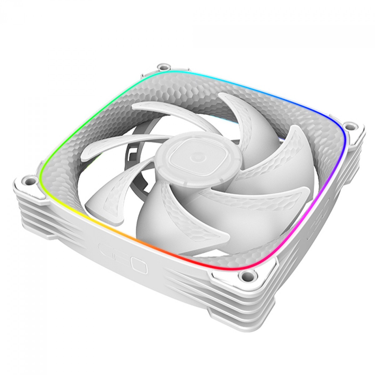 Cooler Para Gabinete Geometric Future Squama 2503W, ARGB, 120mm, PWM, Branco, GEO-S2503W-1