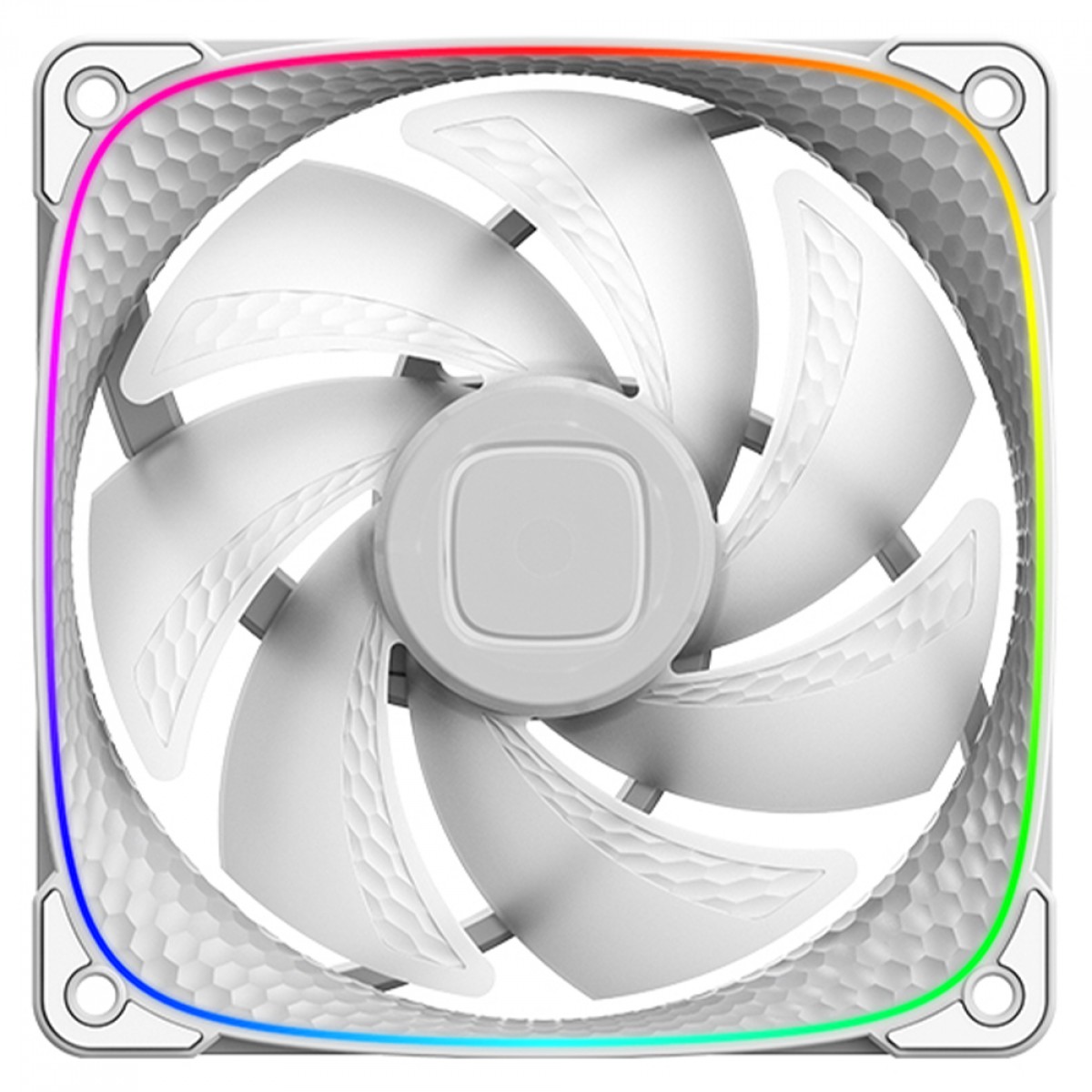 Cooler Para Gabinete Geometric Future Squama 2503W, ARGB, 120mm, PWM, Branco, GEO-S2503W-1