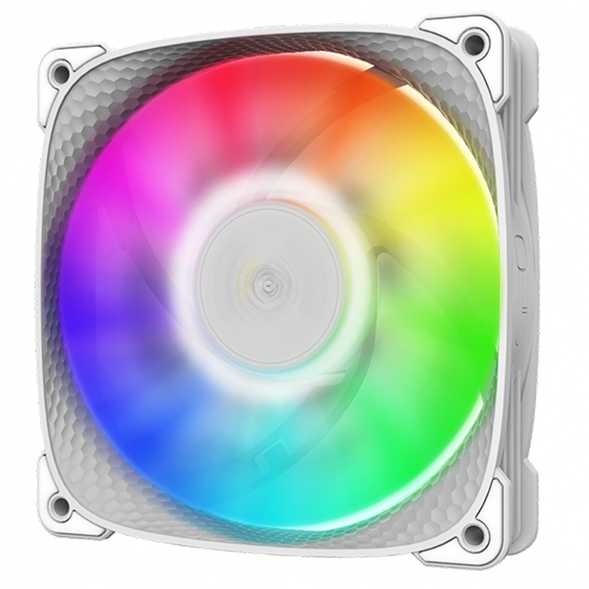 Cooler Para Gabinete Geometric Future Squama 2505W, ARGB, 120mm, PWM, Branco, GEO-S2505W-1