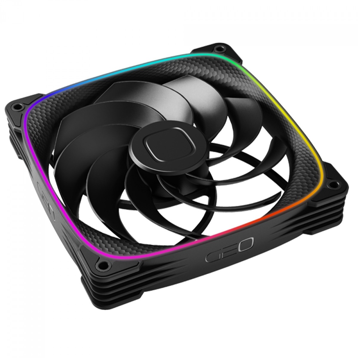 Vásárlás: Geometric Future Squama 2503 120mm PWM RGB Black (1F2503B112001) Számítógép hűtő