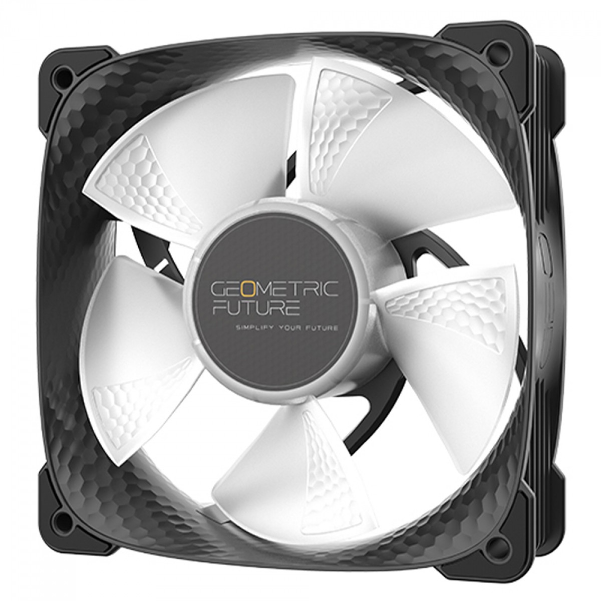 Cooler Para Gabinete Geometric Future Super Squama 3805, ARGB, 120mm, PWM, Preto, GEO-S3805B-1