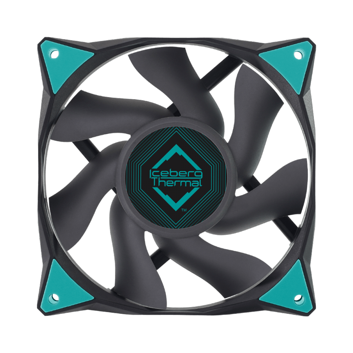 Cooler Para Gabinete Iceberg Thermal IceGale, 120mm, Black