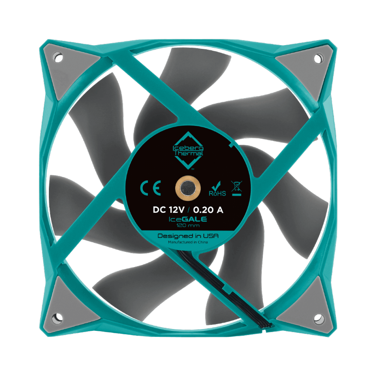 Cooler Para Gabinete Iceberg Thermal IceGale, 120mm, Blue