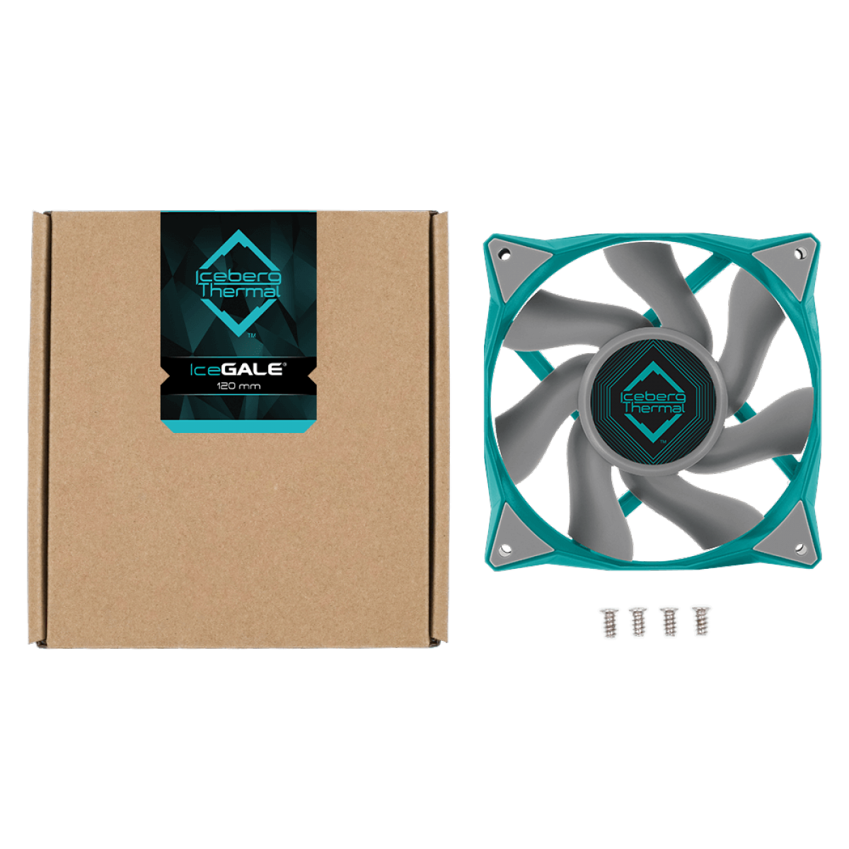 Cooler Para Gabinete Iceberg Thermal IceGale, 120mm, Blue