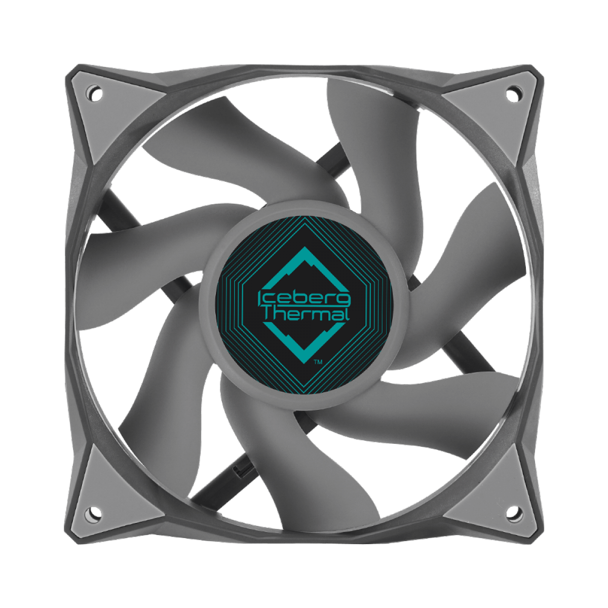 Cooler Para Gabinete Iceberg Thermal IceGale, 120mm, Gray