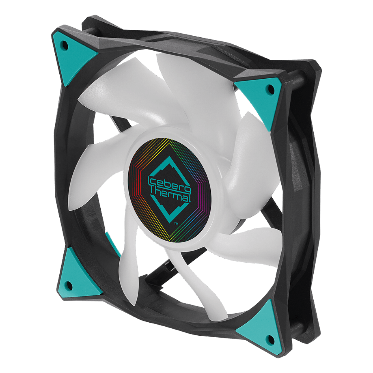 Cooler Para Gabinete Iceberg Thermal IceGale ARGB, 120mm, Black