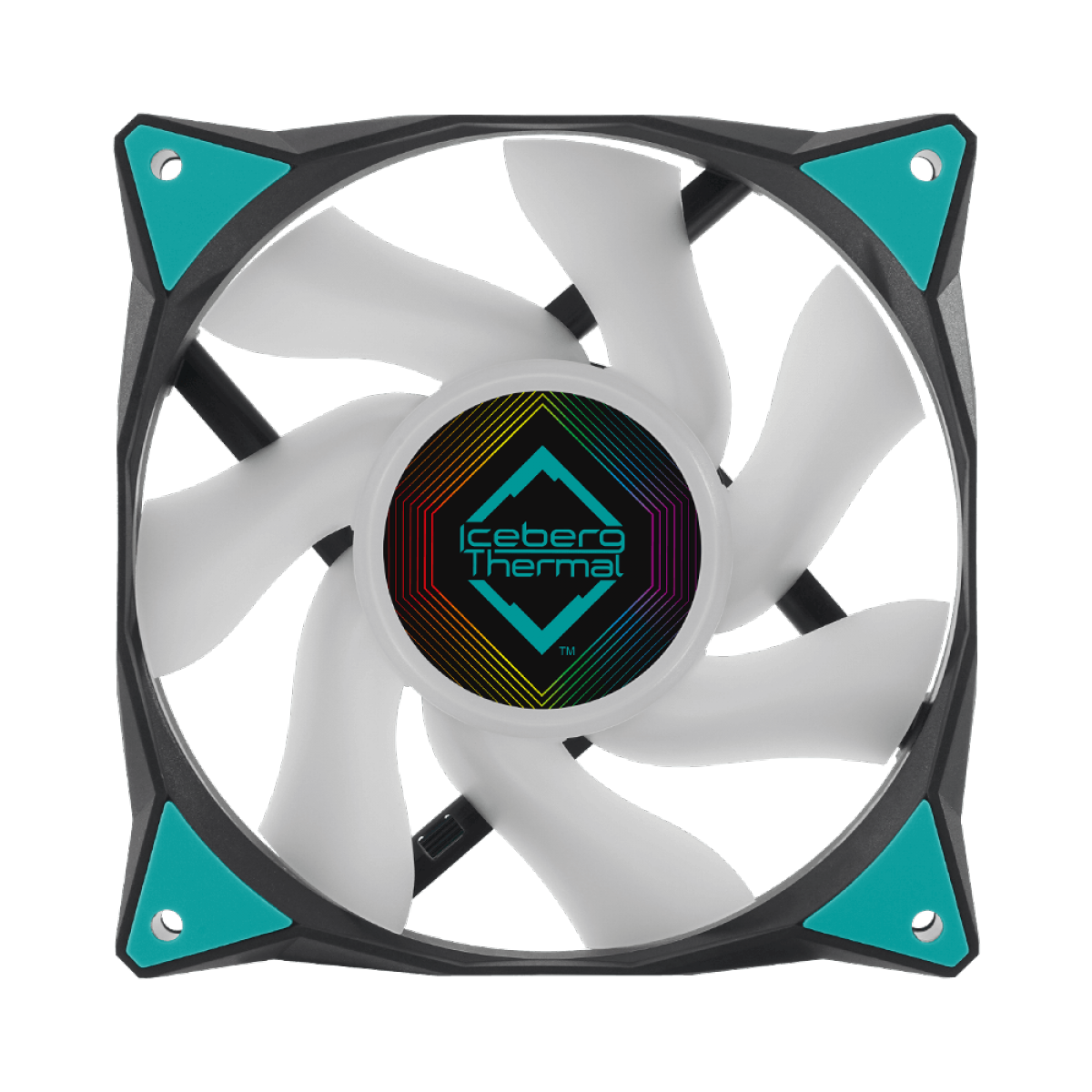 Cooler Para Gabinete Iceberg Thermal IceGale ARGB, 120mm, Black