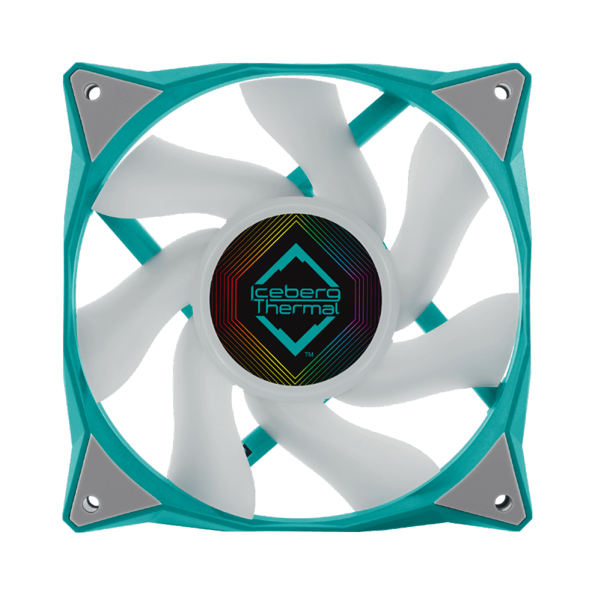 Cooler Para Gabinete Iceberg Thermal IceGale ARGB, 120mm, Blue