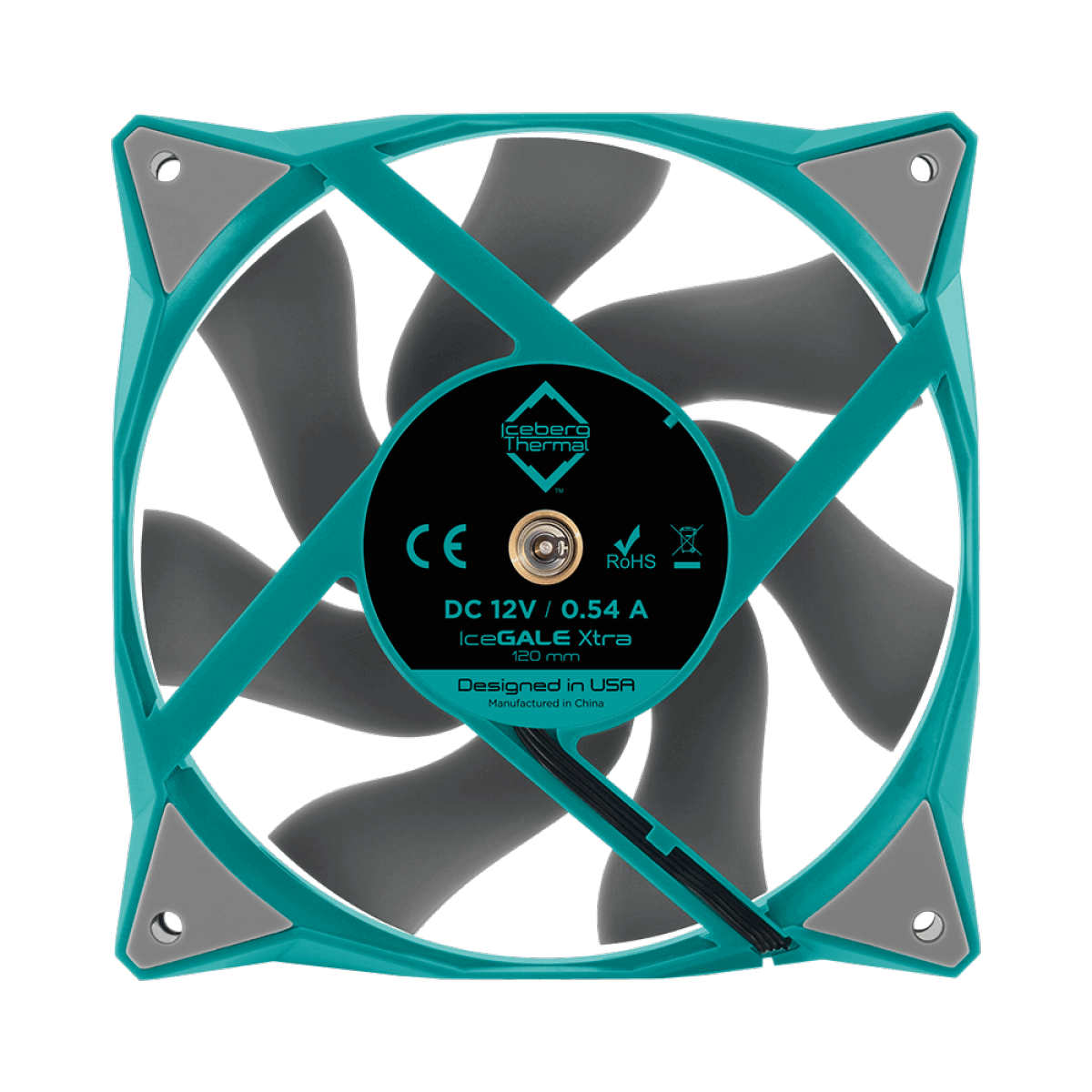 Cooler Para Gabinete Iceberg Thermal IceGale Xtra, 120mm, Blue