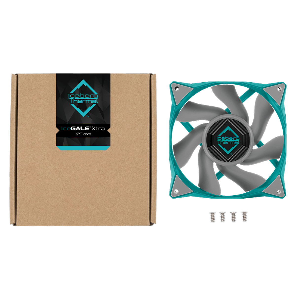 Cooler Para Gabinete Iceberg Thermal IceGale Xtra, 120mm, Blue